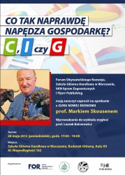 Zapraszamy na wykład otwarty prof. Skousena w SGH! (28 maja)