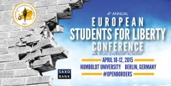 Zapraszamy na coroczną Konferencję European Students For Liberty 2015!