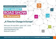 Zapraszamy na konferencję Free Market Road Show w Warszawie